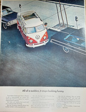 Anúncio vintage 1964 Volkswagen VW Station Wagon impressão colorida comprar usado  Enviando para Brazil