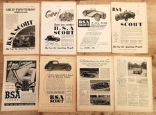 Bsa scout 1930s for sale  SHERINGHAM