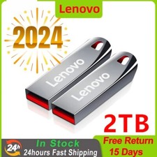 Unidades flash USB 3.0 Lenovo 2TB alta velocidade metal pendrive 1TB 512GB 256GB portátil comprar usado  Enviando para Brazil