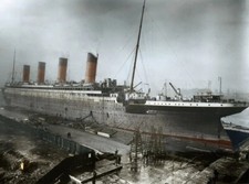 Titanic construction 8x10 for sale  USA