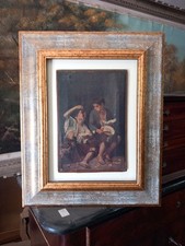 Quadro antico olio usato  Oliena