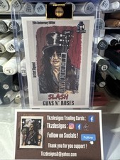 Guns N Roses guitarrista barra esboço cartão impressão #3/4 assinado pelo artista Tony K. comprar usado  Enviando para Brazil