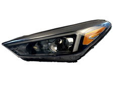 Usado, Farol para 2019-21 Hyundai Tucson Driver Side preto cromado carcaça com lâmpada comprar usado  Enviando para Brazil
