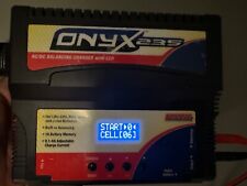 Carregador de bateria Duratrax Onyx 235 AC/DC/Lipo/Nimh balanceamento com bateria LCD Rx comprar usado  Enviando para Brazil