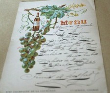 Ancien menu décor d'occasion Ancien menu décor d'occasion  Pont-d'Ain