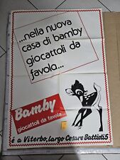 Manifesto bamby giocattoli usato  Viterbo