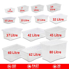 Clear plastic storage for sale  HARROW
