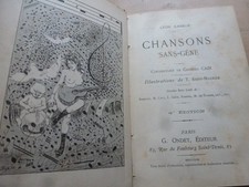 Livre chansons gêne d'occasion  Caen