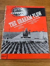 GRAHAM PLOW tractor Traktor Prospekt sales Brochure comprar usado  Enviando para Brazil