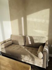 Beige three seater for sale  LONDON