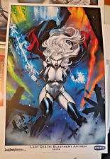 Lady Death Print sexy HINO BLASFÊMIA COMM 2 placas Pulido com certificado de autenticidade grátis postagem no Reino Unido comprar usado  Enviando para Brazil