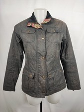 Barbour Morris da donna cerato Nero Small Uk10 - Lady Black Wax Ruskin Morris... comprar usado  Enviando para Brazil