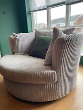 Jumbo cord sofa for sale  SITTINGBOURNE