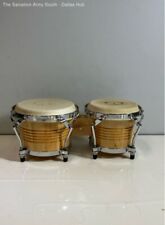 Bongos de madera LP Matador M201-AW (natural, plateado), usado segunda mano  Embacar hacia Argentina