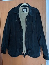 Jaqueta LL Bean preta forrada Sherpa de veludo 511554 masculina GG, usado comprar usado  Enviando para Brazil
