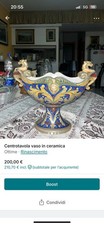 Centrotavola vaso ceramica usato  Rieti