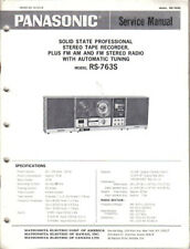 MANUAL DE SERVIÇO PANASONIC PARA RS-763S (FORMATO E PDF digitalizado)  comprar usado  Enviando para Brazil