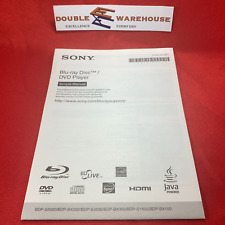 Usado, Leitor de Blu-ray Disc/DVD Sony BDP-S5500/BDP-BX550/BDP-S3500/BDP-S350 Manual comprar usado  Enviando para Brazil