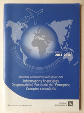 Zodiac aerospace rapport d'occasion  Yport