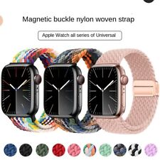 Usado, Fivela magnética pulseira de relógio trançada de náilon para Apple iwatch 23456789 38 42 49mm comprar usado  Enviando para Brazil
