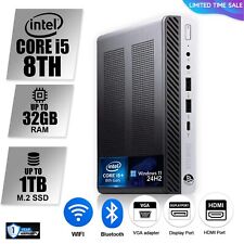 Usado, Computador HP Mini Desktop PC i5 8TH, até 32GB de RAM, SSD 1TB, Windows 11, WiFi comprar usado  Enviando para Brazil