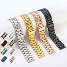 Pulseira de relógio de aço inoxidável escovada sólida 14 16 18 20 22 mm, usado comprar usado  Enviando para Brazil