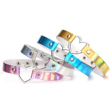 Holographic choker necklace for sale  PAISLEY