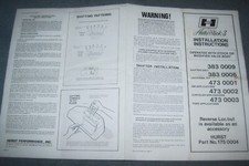 Hurst instructions auto for sale  Stockton
