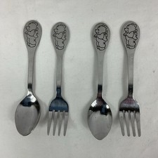 Talheres Tommee Tippee Bear bebê criança garfo e colher de aço 4 peças comprar usado Talheres Tommee Tippee Bear bebê criança garfo e colher de aço 4 peças comprar usado  Enviando para Brazil