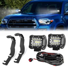 Para 95-04 Toyota Tacoma Capó Zanja 4"" LED Luz Antiniebla Vainas Soportes Montaje Cableado segunda mano  Embacar hacia Mexico