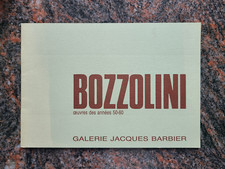 Catalogue exposition bozzolini d'occasion  Pézenas