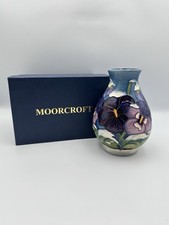 Moorcroft christmas pansy for sale  LINCOLN