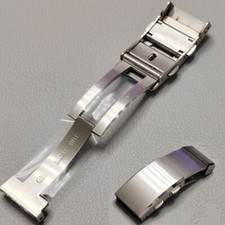 Fivela dobrável ajustável de aço inoxidável 316L 18mm 20mm 22mm comprar usado  Enviando para Brazil