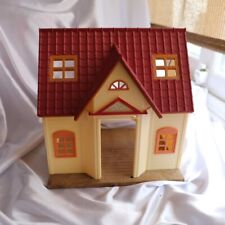 Epoch Calico Critters telhado vermelho casa de campo aconchegante casa de bonecas casa de brinquedos comprar usado  Enviando para Brazil