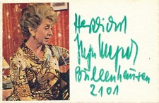 Inge meysel autogramm gebraucht kaufen Inge meysel autogramm gebraucht kaufen  München