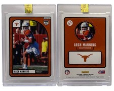 2024 Panini NIL #53 ARCH MANNING Texas Longhorns Piłka nożna Karta przed debiutantem (ChRL) na sprzedaż  Wysyłka do Poland