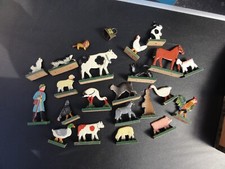 Flachfiguren holz tiere gebraucht kaufen  Leipzig