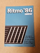 Fiat ritmo depliant usato  Macomer