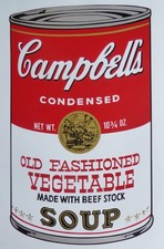 Andy warhol campbells for sale  San Diego