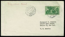 1954 EUA Paquebot Cover - Publicado a bordo M.S. Sumatra - Medan Indonésia comprar usado 1954 EUA Paquebot Cover - Publicado a bordo M.S. Sumatra - Medan Indonésia comprar usado  Enviando para Brazil