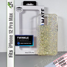 Capa CASE-MATE para iPhone 12 Pro Max - Twinkle Stardust | Elegantemente segura comprar usado  Enviando para Brazil