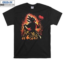 Camiseta com capuz retrô Disney Red Queen Alice no País das Maravilhas masculina feminina unissex AC661, usado comprar usado  Enviando para Brazil