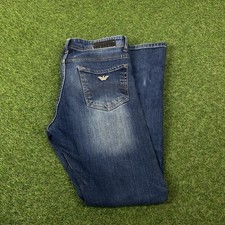 Jeans skinny Armani 31 30 lavagem carvão azul stretch slim fit desbotado, usado comprar usado  Enviando para Brazil