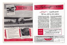 1946 Taylorcraft Ace Aircraft Ad 26/12/2024s comprar usado  Enviando para Brazil