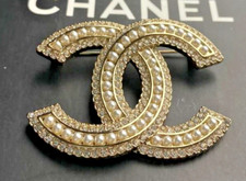 Chanel gold pearl for sale  NEWCASTLE UPON TYNE
