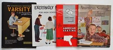 1950's 1960's AMERICAN SEATING COMPANY Catalogs MCM MID CENTURY School Furniture, usado comprar usado  Enviando para Brazil