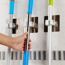 4 piezas Estante de almacenamiento de montaje en pared Trapeador Cepillo Organizador Herramienta de cocina Soporte para escoba Colgador segunda mano  Embacar hacia Mexico