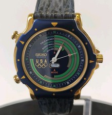 Usado, Vintage Ultra Raro Relógio Seiko Temporizador Jogos Olímpicos EUA de Maio de 1991 comprar usado Usado, Vintage Ultra Raro Relógio Seiko Temporizador Jogos Olímpicos EUA de Maio de 1991 comprar usado  Enviando para Brazil