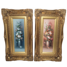 Vintage acrylic floral for sale  Pleasant Hill