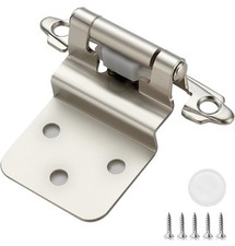 Pacote com 50 dobradiças de porta de armário de cozinha inserção 3/8 polegadas cetim, usado comprar usado  Enviando para Brazil